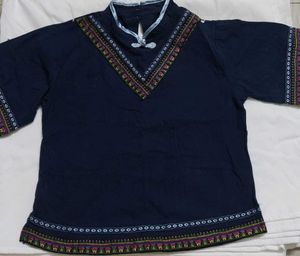 Embroidered Blue Ethnic Kurta