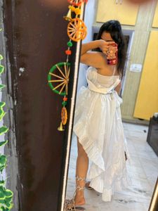 beautiful Mini Dress with tail or without tai