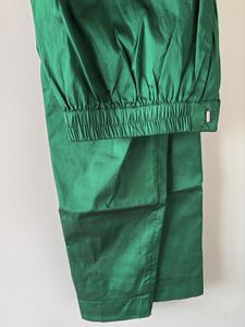 Embroidered Green Kurta Set