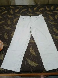 Classic White Wide Leg Jeans