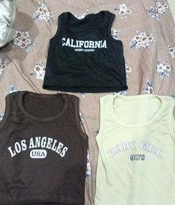 3x Graphic Tank Tops Bundle