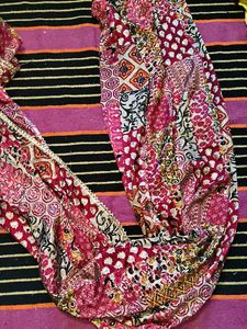 Embroidered Patchwork Dupatta