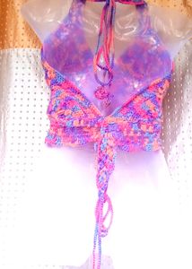 Brand New Designer Crochet Top