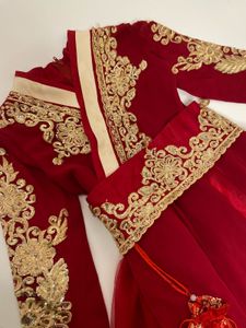 Maroon Embroidered Lehenga Choli