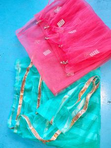 pink 🩷/green 💚 dupatta