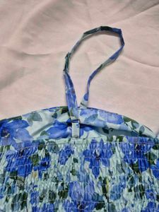 Urbanic Blue Floral Skirt Coord Set | 36 To 40