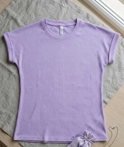 Lavender Ribbed T-Shirt