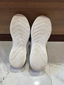White Knit Sneakers
