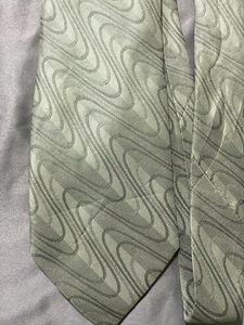 Men's Light Green Patterned Tie