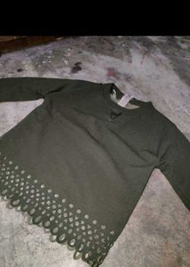 Chic Black Cutout Sleeve Top