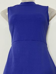TOKYO TALKIES BRANDED Royal Blue Sleeveless Mock N