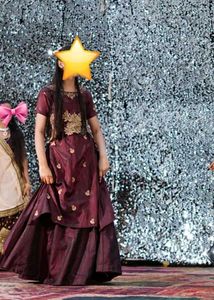 Elegant Maroon Lehenga Choli