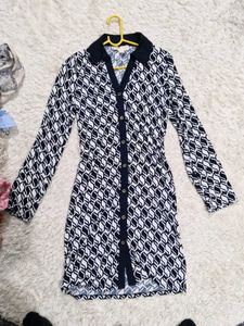 Michael kors Stylish Geometric Print Shirt Dress