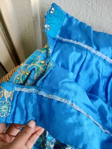 Beautiful Blue Embroidered Blouse