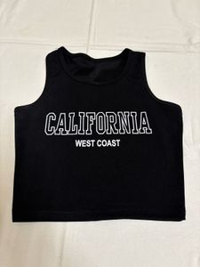 California West Coast Black Tank Top