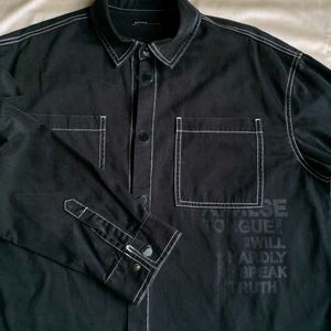 (2item) Black Shirt &amp; Jacket