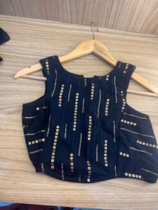 NEW INDDUS Stunning Navy Blue Lehenga Set