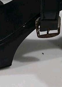 Stylish Black Chunky Heel Sandals