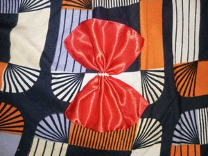 Red Formal Gown with Bow