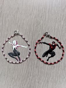 Spider-Man Inspired Beaded Bracelets