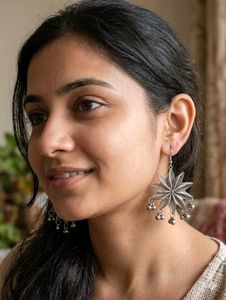 Intricate Star Wire Earrings