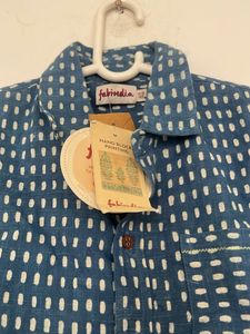 Men's Teal Printed Casual Shirt