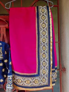 Designer Saree With Stitched Blouse