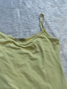 Casual Pastel Yellow Top