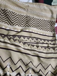 Stylish Beige Printed Kurta