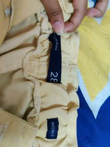 Toyko Talkies Yellow/ Beige High Waisted Regular F