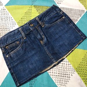 Denim Micro Skirt (24-26inches)