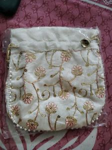 18.Embroidered Potli Bag