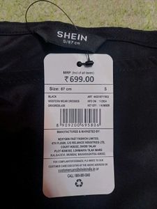 Shein Party Mini Length One Shoulder Neck Sleevele