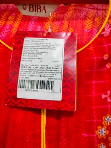 Vibrant Pink &amp; Red Printed Kurta