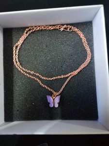 Delicate Butterfly Pendant Necklace