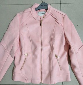 Latin Quarters Pretty Pink Suede  Jacket