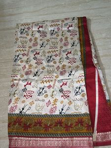 Unique Tribal Print Saree