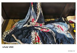 Elegant Embroidered Zariwork Saree