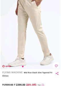 Men's Chinos - Classic Beige Trousers