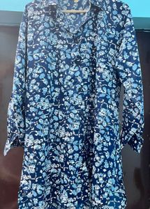 Blue Floral cordset