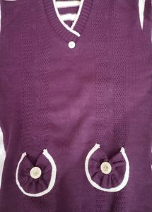 🆕Long Woolen Top For Girls