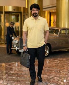 Celio Yellow Polo T-Shirt