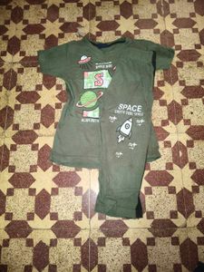 Kids Space Theme Cotton Outfit 5 to 4 year old bab