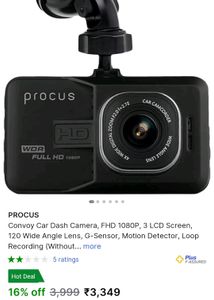 Procus Dashboard Camera