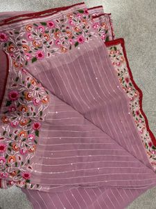 Beautiful Embroidered Saree