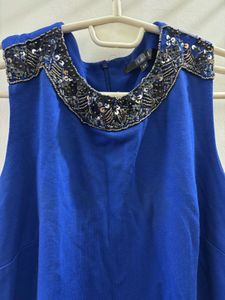 ELLE Elegant Blue Bodycon Dress