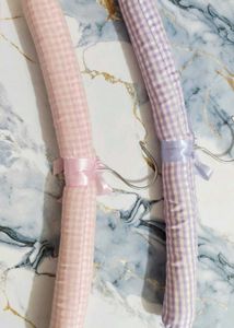 Set of 2 Padded Hangers with Bows