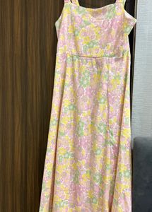 Chic Floral Print Midi Dress