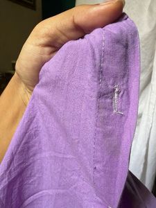 Lavender Button-Up Shirt