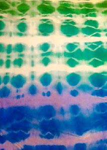 Tie-Dye Swimsuit - Green &amp; Blue
